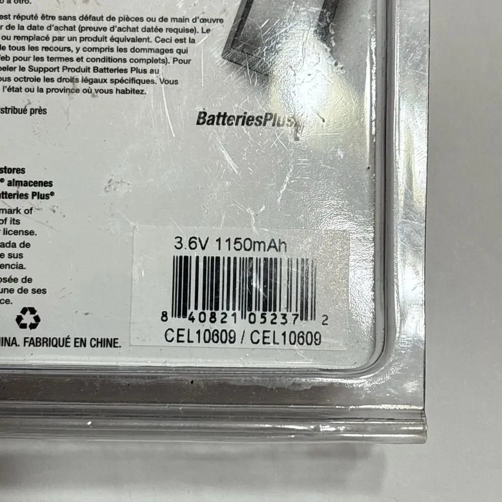 Rayovac Cell/Smartphone Battery CEL10609 2011 NOS